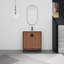 Meuble-lavabo simple avec plateau en céramique 30,01 po Sholah
