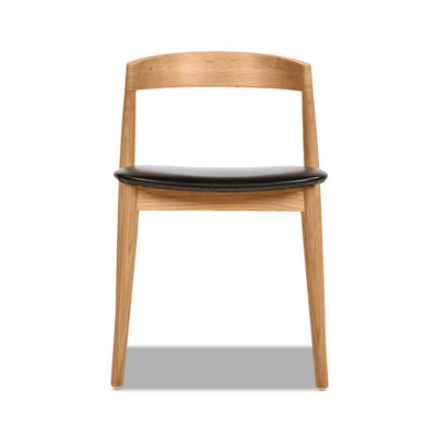 Meli 19.5'' H Faux Leather Upholstered Stacking Side Chair