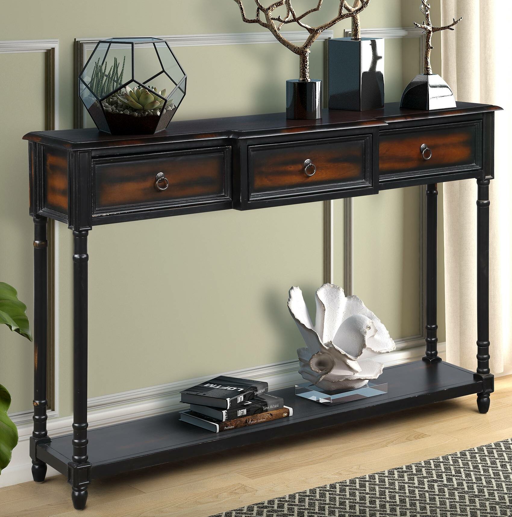 Alcott Hill® Sosa 52'' Console Table & Reviews | Wayfair