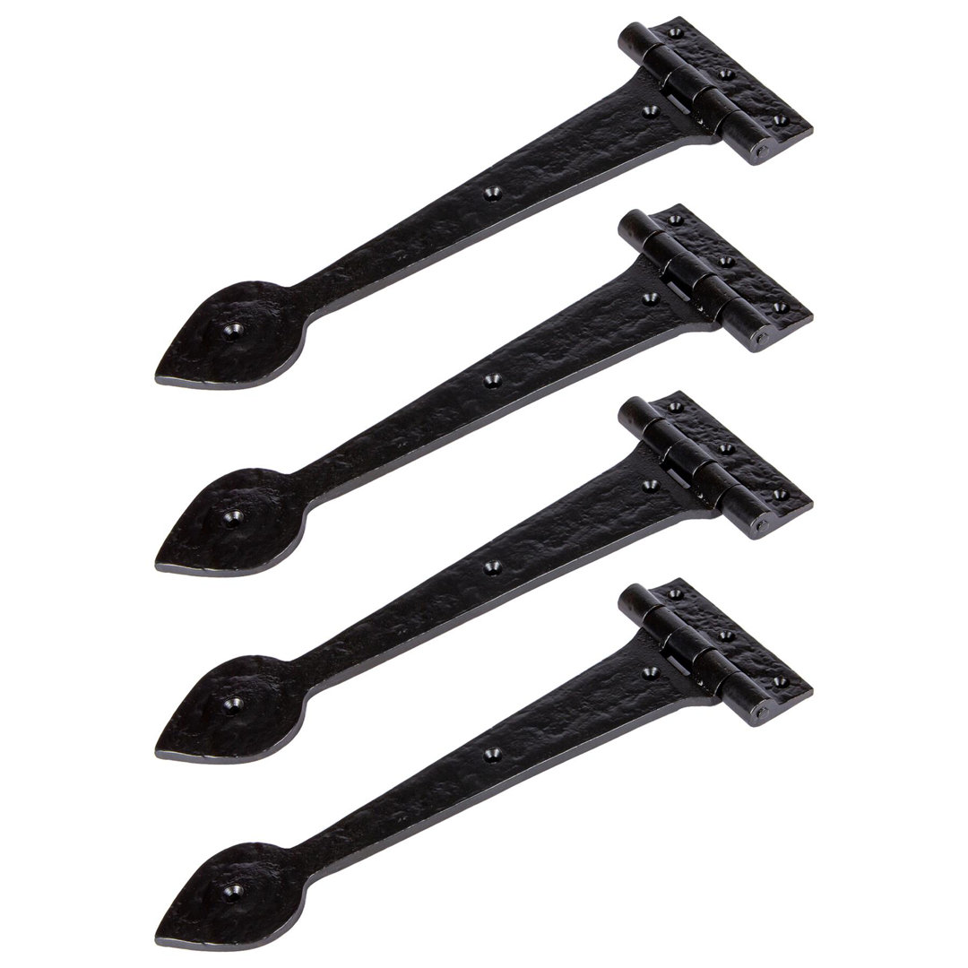 Hammer & Tongs - Traditional T-Hinge - W290mm - Black