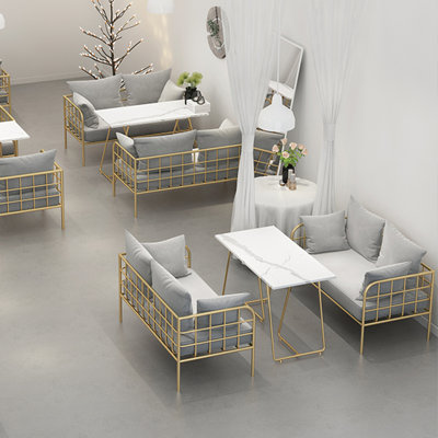 Banc rembourré en velours Clemansa