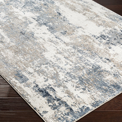 Allegro-Abstract Modern Marble Look Living Dining Bedroom Rug