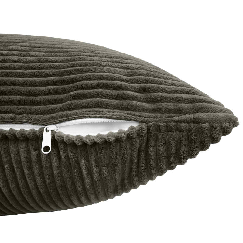 Navy Blue Rectangle Cushion Cover, Rectangle 50cm H x 70cm W, Anthracite