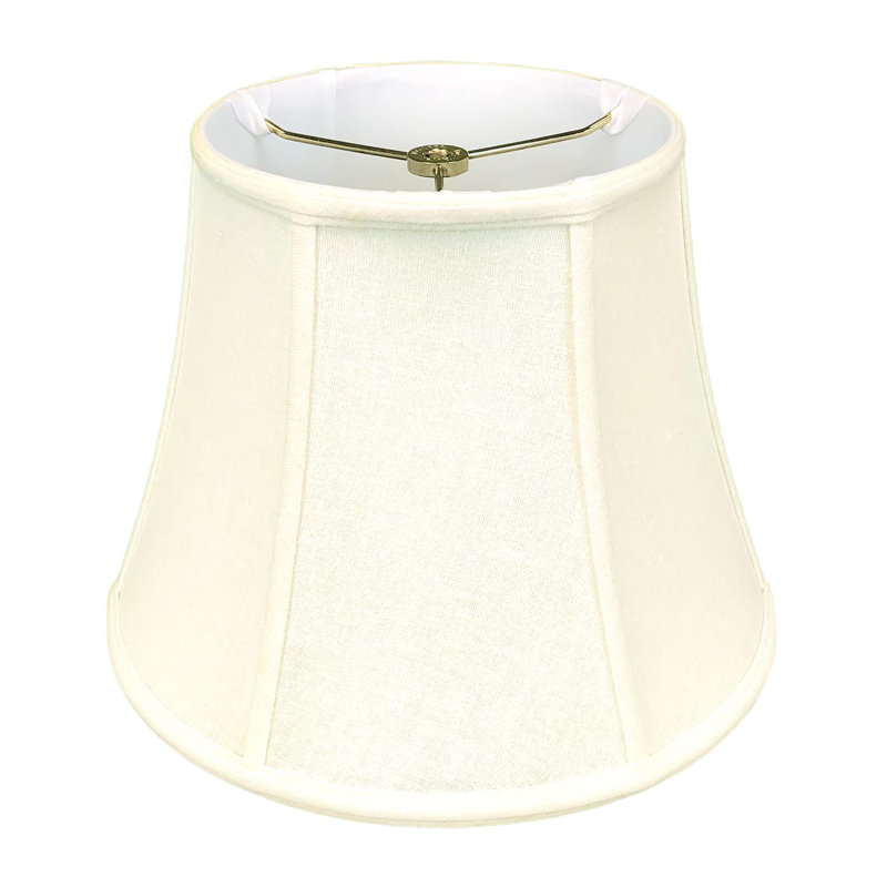 Abat-jour cloche en lin (araignée), Lin coquille d'œuf, H 12,5 po x l 16 po x P 10 po