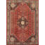 Tapis oriental à motif végétal à teinture végétale 8 x 10
