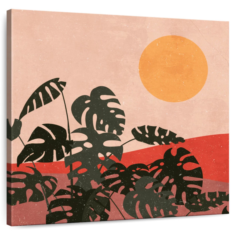 Harnek Monstera au coucher du soleil, H 10 po x l 10 po