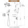 Rainfall Complete Shower System with 5-Setting Handheld Shower and Rough in Valve