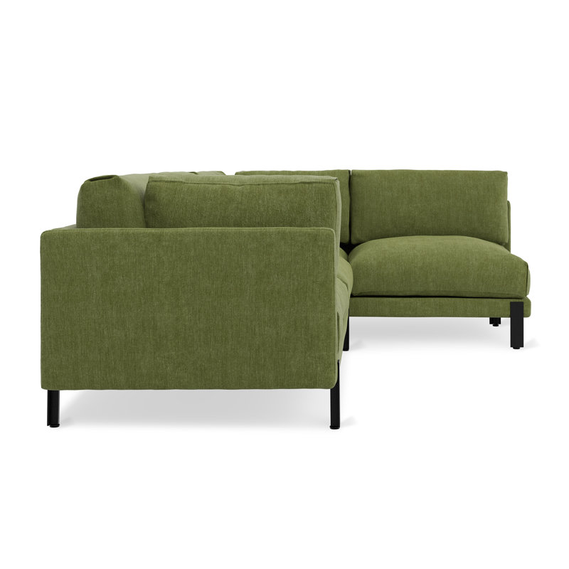 Silverlake XL Sectional - Right Facing, Bastille Clover