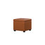 Repose-pieds carré avec rangement en similicuir de 18,3 po Graysie-9732039