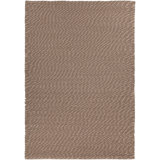 Renea Abstract Handwoven Wool Taupe Area Rug