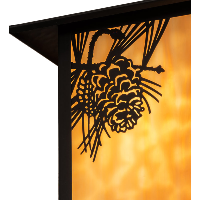 Luminaire suspendu carré à 1 lumière Meaghan