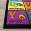 Tapis mauve antidérapant à motif de caoutchouc multicolore et antidérapant Jeroma-1201886838