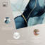 «Cerulean Flow III», reproduction d'art numérique sur toile par -874132849-874132749