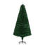 Sapin de Noël artificiel illuminé de 6 pi de hauteur avec branches réalistes, 24 lumières DEL multicolores, fibre optique et 230 pointes
