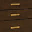 Table de chevet 3 tiroirs l 25,8 po Lessio (ensemble de 2)-686323169