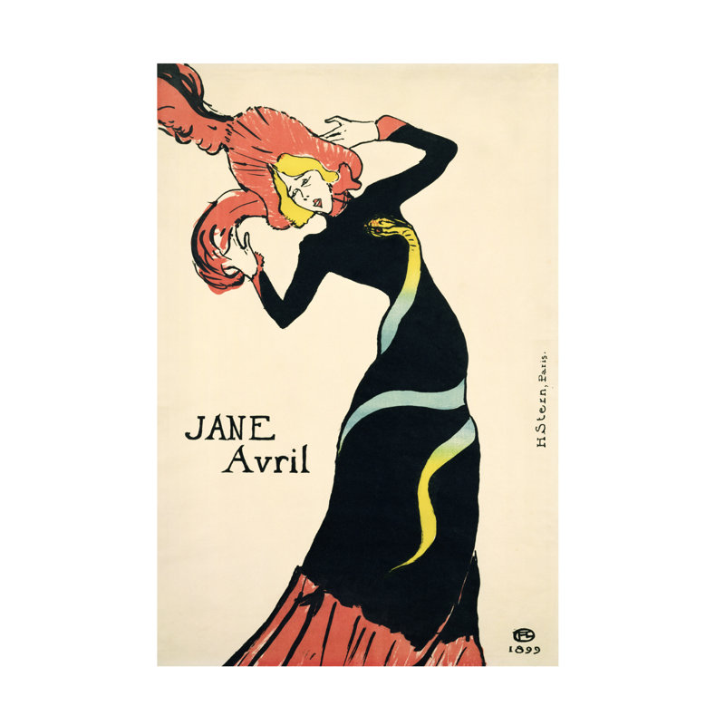 Henri Henri de Toulouse-Lautrec, H 19 po x l 12 po