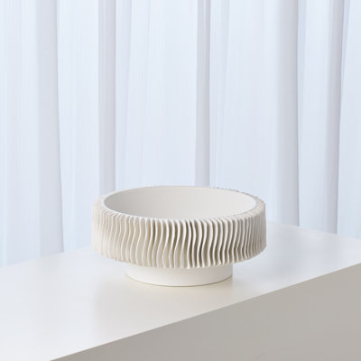Radiator Vase-Matte White-Low
