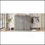 Rangement à 6 portes pour garde-robe en bois pour chambre à coucher, avec grands tiroirs, gris-1058475970