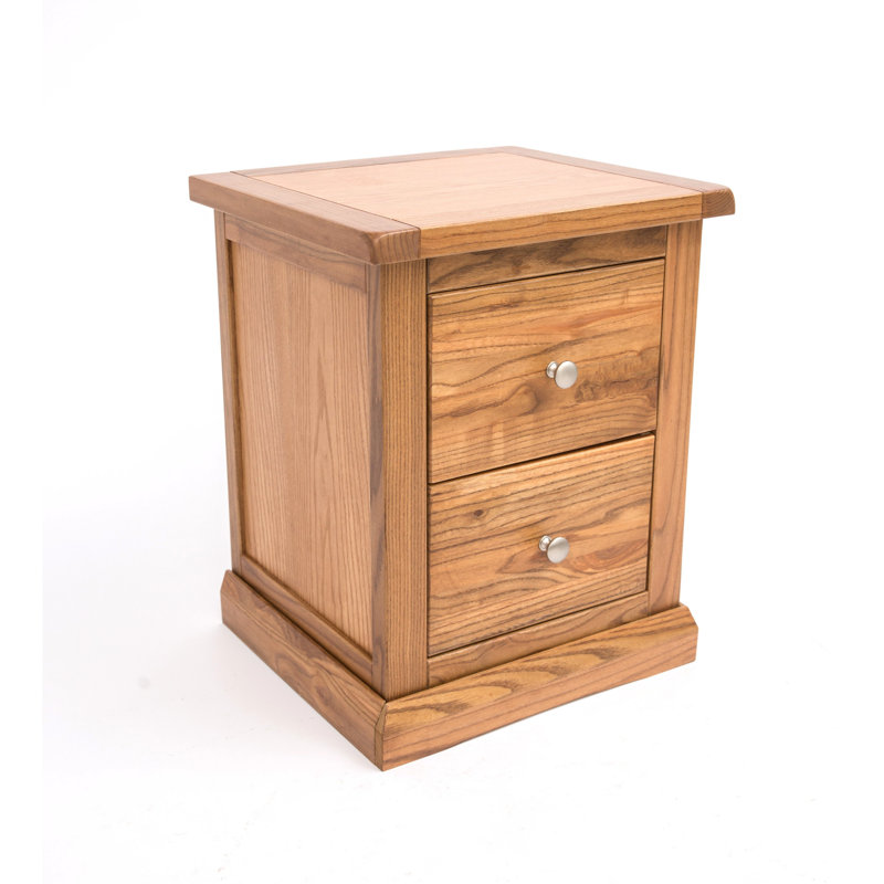 Rippeon 45cm W Plywood / Laminate Board Bedside Table