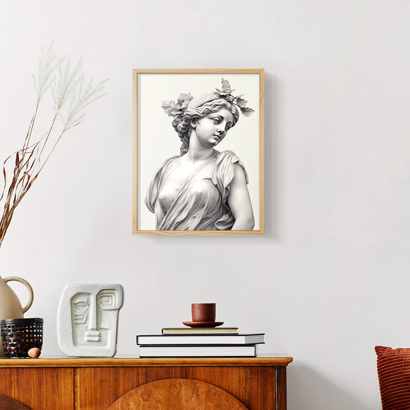 WOMEN Series III - reproduction encadrée de qualité supérieure - prête à être accrochée - aucun clou requis, H 11 po x l 9 po