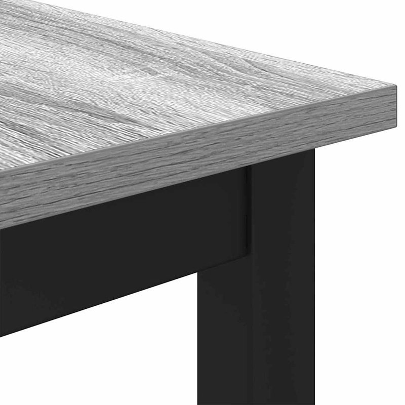 Metal Base Dining Table, Grey Sonoma