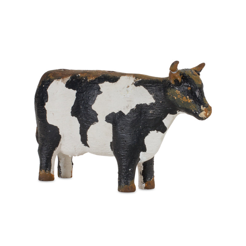 Rustic Brown Polyresin Farm Animal Candle Holder Set