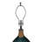 D16x28.5" Glass Table Lamp