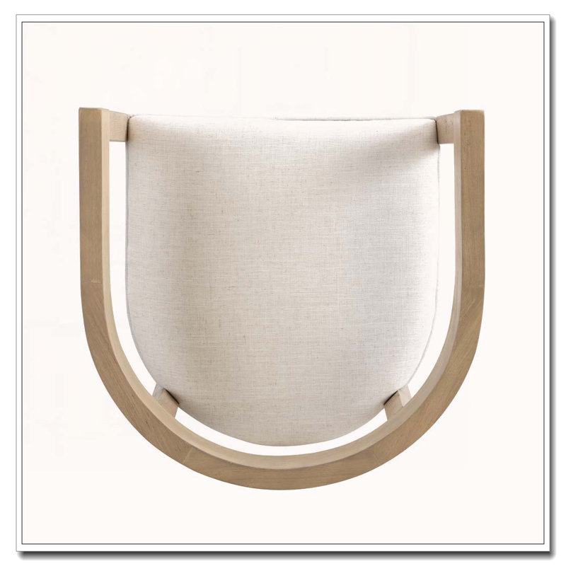 Rubberwood Counter Stool, Beige