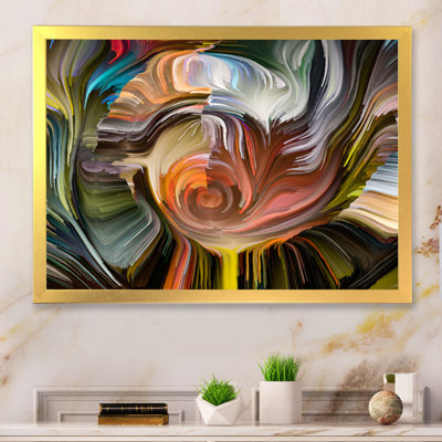 «Reality Of Liquide Art V», reproduction sur toile encadrée