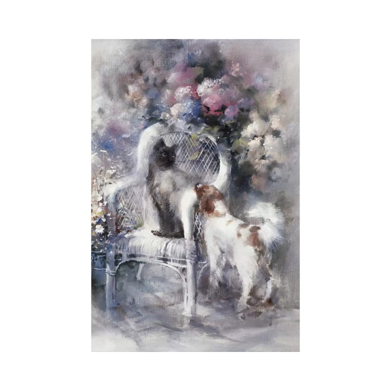 Friendship I 1 Piece Wrapped Canvas Painting, 101.6 cm H x 66.04 cm W x 3.175 cm D