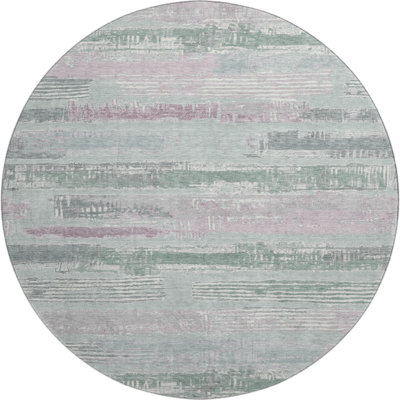 Premium Machine Washable Slesnick AMF1665 Stripes Rug