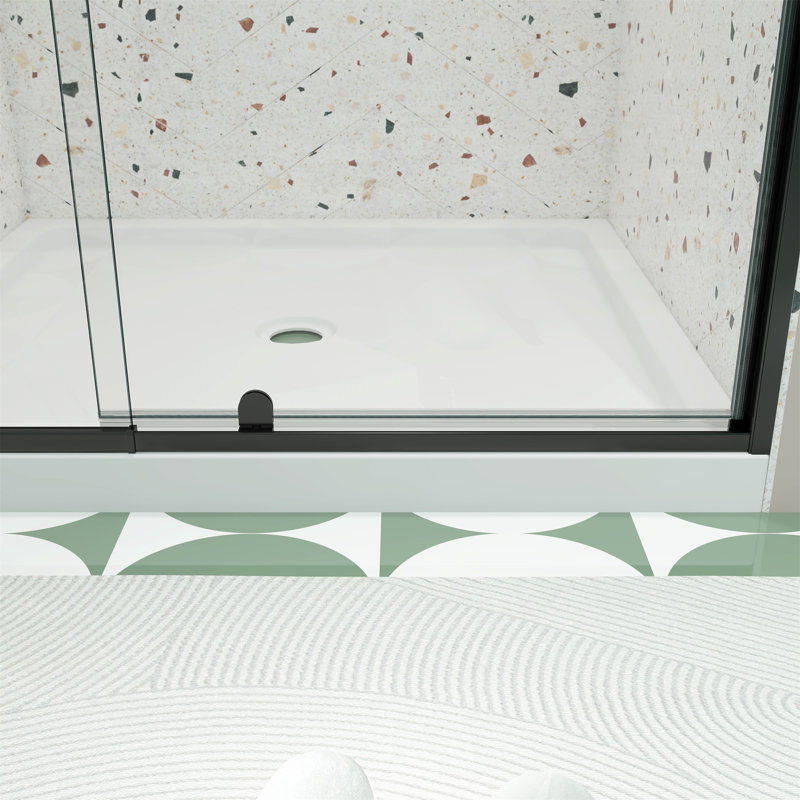 Porte de douche en verre 44-48 "x H 71" Piovt