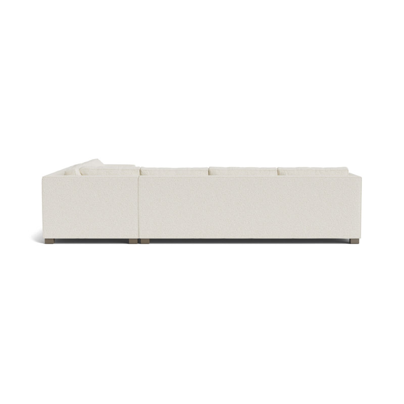 Keaton Chaise Sectional, Berber - Cream, Driftwood