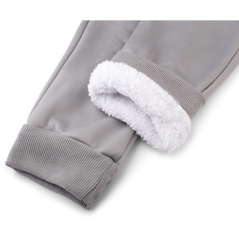 Farsiris Comforting Loungewear Sherpa Lined Joggers, W38 x L92cm, Grey