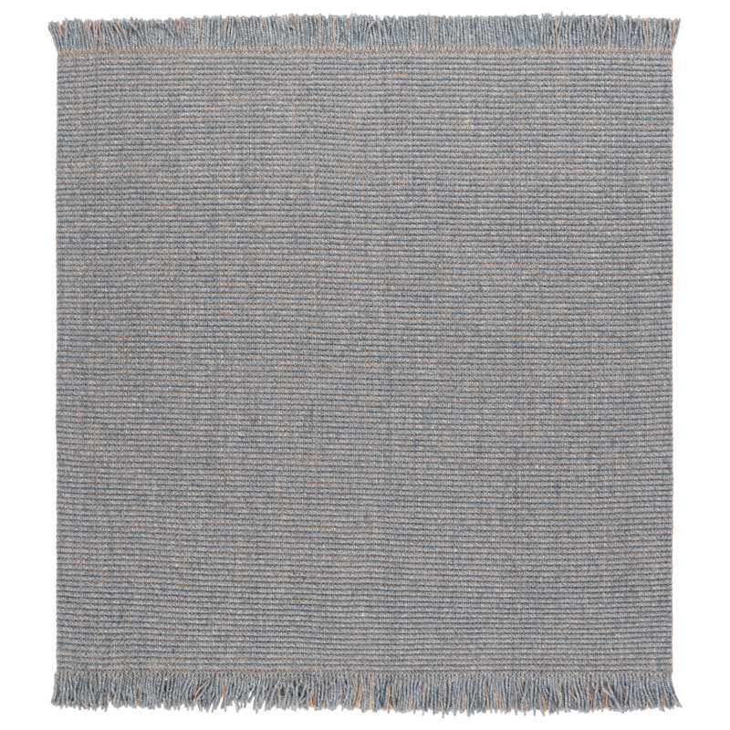 Natural Fiber 842 Area Rug In Navy, Square 6'
