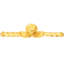 Acanthus large knob with flared foot Rosette style with large backplatein Satin-1896996140