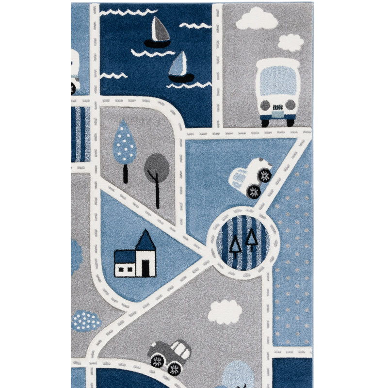 Benedicta Performance Rug, Square 6'7"