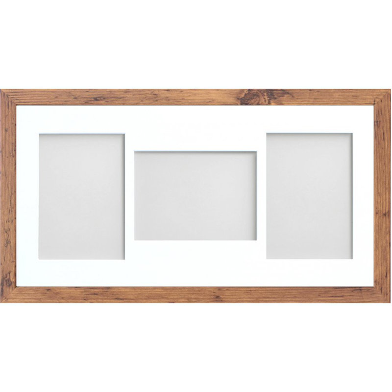 Albali Matte Picture Frame with Mat, Rustic