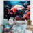 " Monochrome Red Fish Dance "-548642823-548642820
