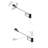 Arvis Iron Plug-in Armed Sconce