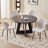 Dining Chairs Set Of 4, Modern Kitchen Chairs With Metal Legs, Upholstered Fabric Side Dinner Chair For Living Room, Apartment-1215592397