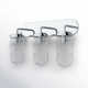 Keva 3 Light Transparent Dimmable Vanity Light