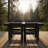 5-Piece HDPE Outdoor Dining Set For 4 – Weather-Resistant Patio Table With Umbrella Hole And 4  Armrest Chairs, Durable Garden Furniture For Backyard, Lawn, Deck, Or Poolside-1387743338-1387743328