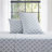 Alexa Medallion Triple Brushed Cotton Flannel Bed Sheet Set-91885822