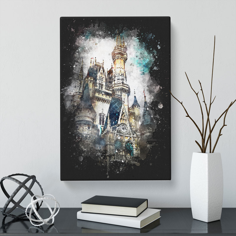 Magic Kingdom in Orlando Florida - Wrapped Canvas, 91cm H x 60cm W x 3cm D