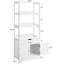 Armoire de salle de bain autoportante Hertfordshire l 23,6 po x H 60,6 po x P 12,8 po