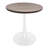 Elkton 27" Round Dining Table with MDF Top and Iron Pedestal Base - Seats 4 Person for Dining Room and Kitchen-624478491