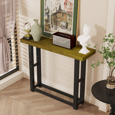 Console en bois massif 39,37 po Boquillas