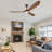 3-Blade Indoor Smart Ceiling Fan with Light and Remote/APP Control,3 LED Colors,6 Speed Noiseless DC Motor,Timer-1529255-1529254