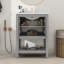 Meuble-lavabo élégant 24 po avec lavabo en céramique élégant-279140045